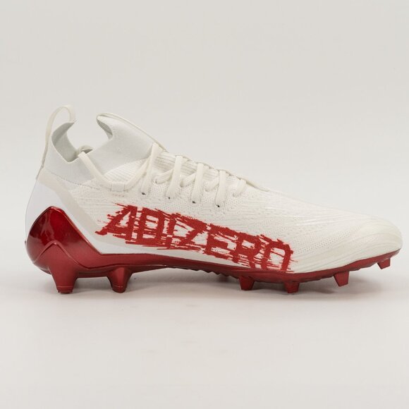Adidas Adizero Primeknit \'White Team Power Red\' HP8740 Football Cleats size 12.5 main image 5